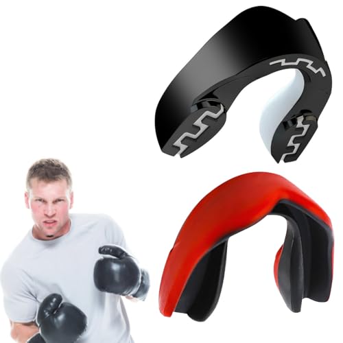 Proberos® Sports Mouth Guard, High-Density EVA Molded Teeth Protector, Shock-Absorbing JawSecure Base, Heat Shaping for Perfect Fit, Ideal for Boxing, Football, MMA & Contact Sports