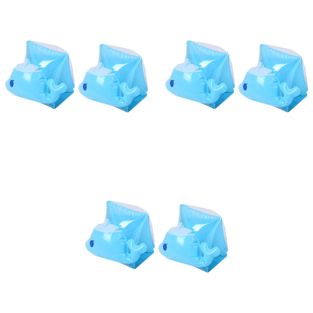 Proberos Inflatable Arm Bands for Kids 25–55 lbs with Dual Air Chamber Safety | Blue