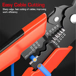 Serplex® Wire Stripper Multifunctional Wire Cutter Wire Stripper and Cutter Cable Stripping Tool Crimping Tool Wrench Tool Electric Cutting Plier Wire Crimping Tool for Terminals, Wire Cables, Screw