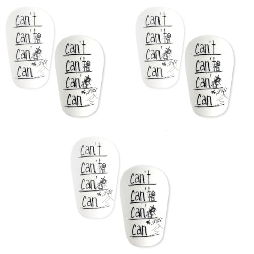 Proberos® Mini Shin Guards Inspiring Lightweight Anti-Impact Plastic EVA Cushioning Football Player Sport 5x8cm 3 PCS