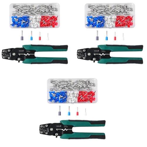 HASTHIP® 600PCS Electrical Crimping Connectors with Wire Crimper Tool 4 Sizes Insulated Wire Terminals Universal 22-10 AWG Connectors