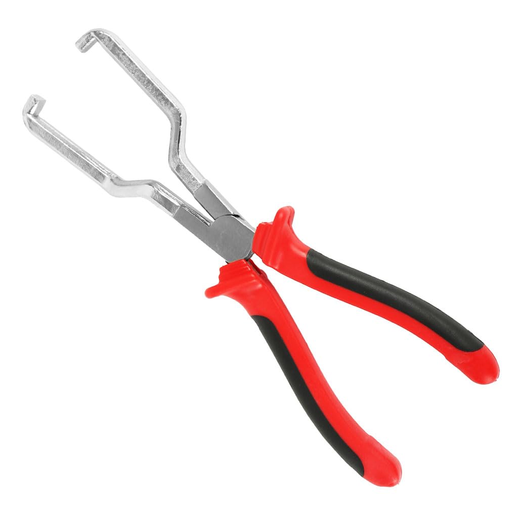 STHIRA Fuel Line Disconnect Plier for Car Maintenance with Rubberized Handle | Carbon Steel Tool