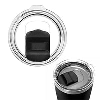 HASTHIP® Coffee Mug Magnetic Tumbler Lid, Replacement Magnetic Slider Lid for 20oz Tumbler, Spill Proof Tumbler Cover, Suitable for Mugs with an Inner Diameter of 8cm and an Outer Diameter of 8.7cm