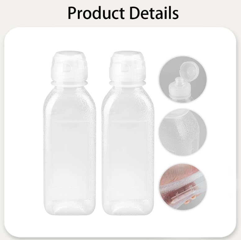 Zibuyu Condiment Squeeze Bottles for BBQ and Cooking | 2 x 500ml No Drip Silicone Valve Design