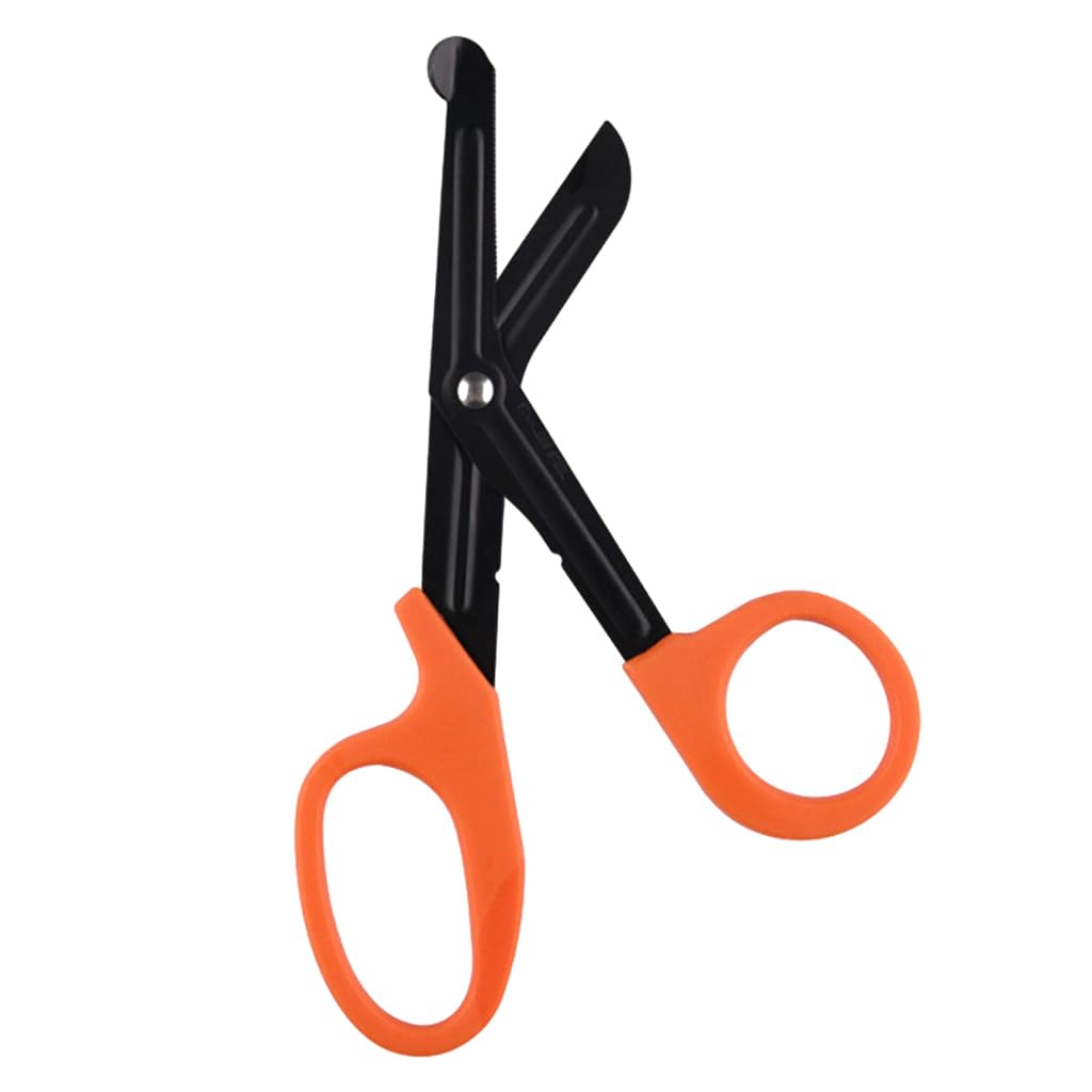 Serplex Medical Trauma Shears for Nurses featuring 7.5 in Stainless Steel Blades | Ergonomic Non Stick Design