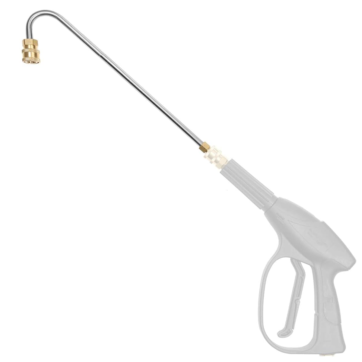 Supvox Pressure Washer Wand for Outdoor Cleaning with 35cm Lance and U Shaped Head | Stainless Steel Attachment