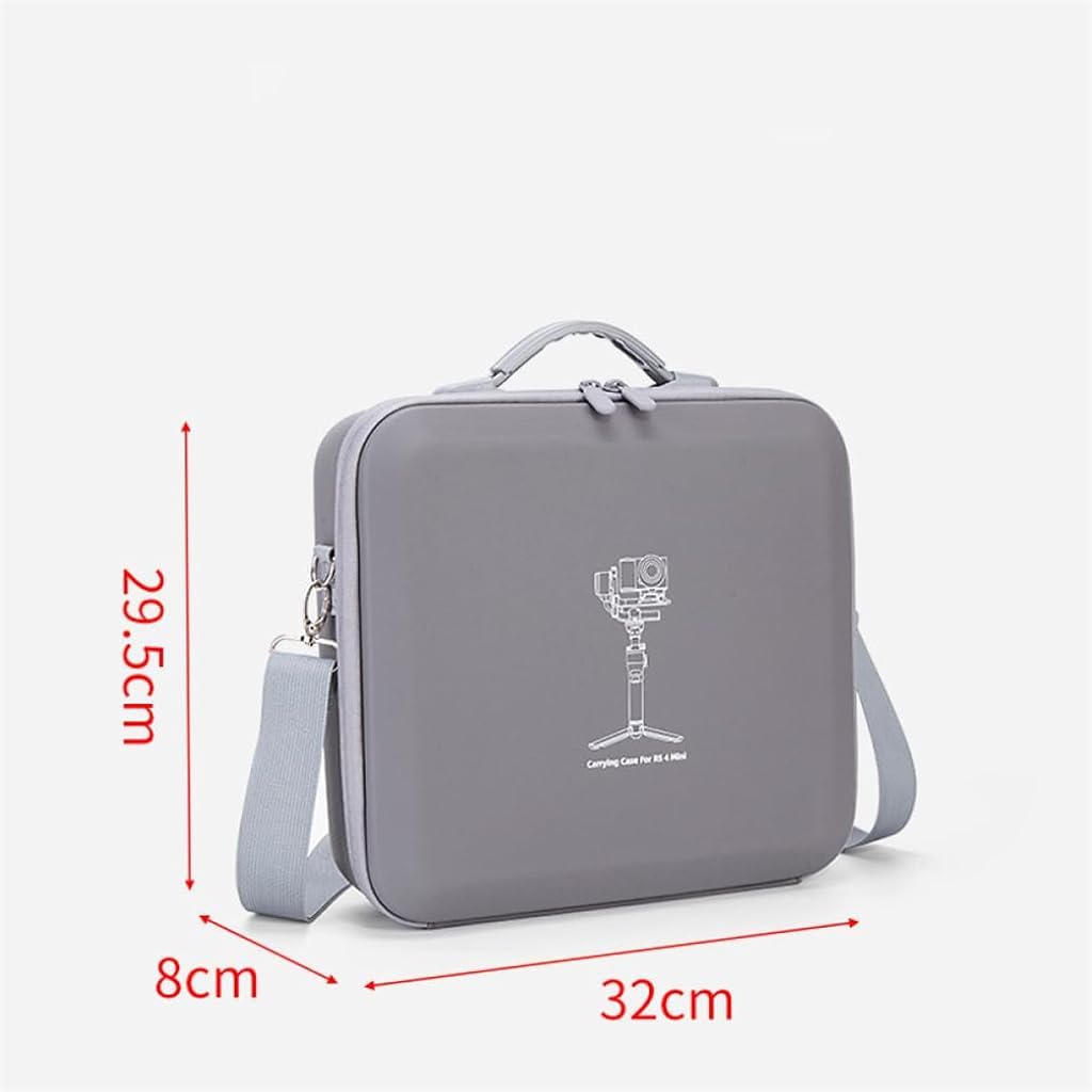 ZORBES RS4 Mini Bag for RS 4 Mini Gimbal Storage featuring Hard Shell PU Exterior | Travel Shoulder Case with Multi Compartment Design