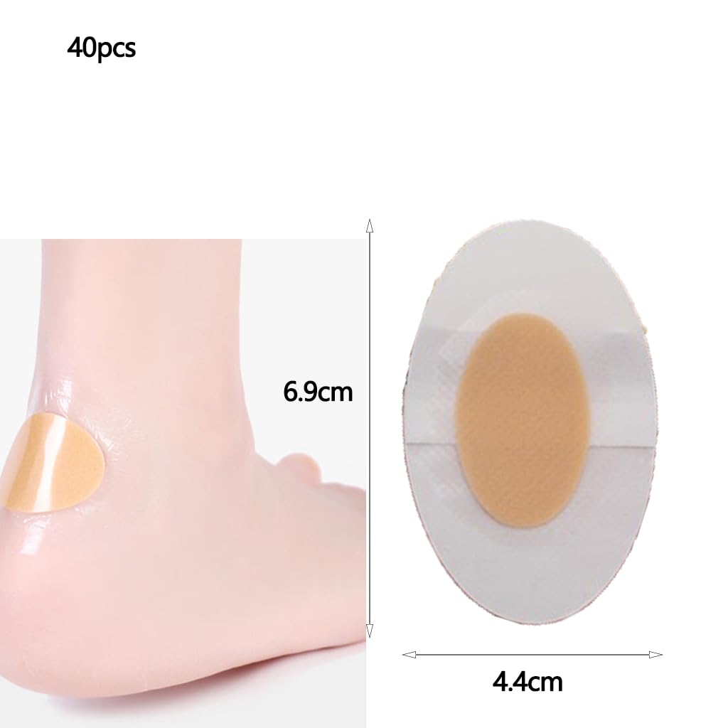 GUSTAVE Heel Protectors for High Heels and Dress Shoes featuring PE Cushioned Layer 40 pcs | Waterproof Pads