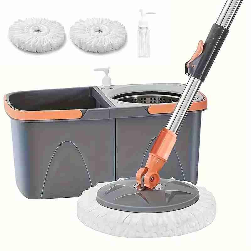 HASTHIP® Spin Mop and Bucket with Wringer Set