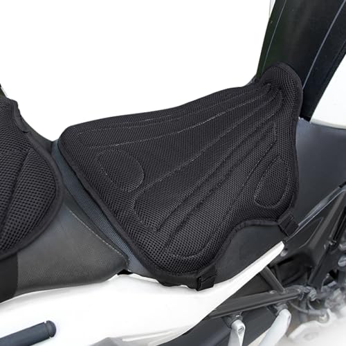 STHIRA® Motorcycle Seat Cushion Breathable Motorcycle Seat Cover Motorcycle Seat Pad Universal Motorcycle Seat Cushion 3D Shock Absorption Seat Cushion Detachable Motorcycle Seat Pad