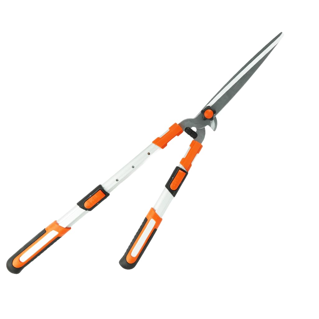 HASTHIP® Telescopic Hedge Shears, SK5 Sharp Blades, Adjustable Handle Length, Non-Slip Comfort Rubberized Grip Handles, Multifunctional Garden Pruning Shear, 27.934.2 Inch