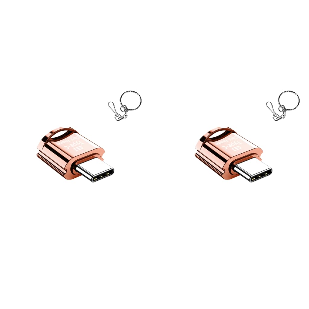 Verilux Micro SD Card Reader for Laptops and MacBook with USB C OTG Compatibility | 2PCS