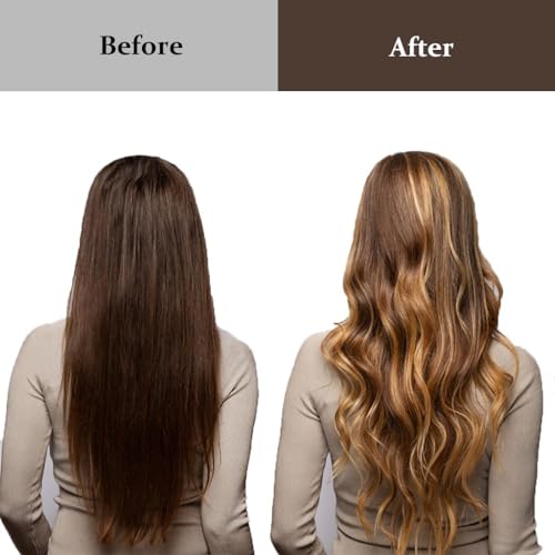 MAYCREATE® Heatless Hair Curler Flexible Curling Rod with Hook Satin Rollers for All Hair Types No Heat Curls to Sleep for Blowout Brown 3 PCS