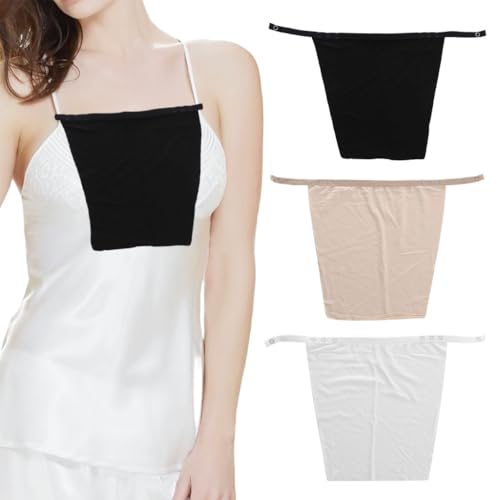 SANNIDHI® 4Pcs Clip On Camisole for Women Combo, Inner Wear for Women Combo, Innerwear Cleavage Cover Coverage Stretchy Bra Modesty Inserts for Low-cut Tops, Dress