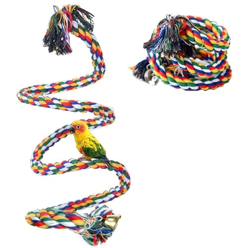 ZIBUYU® Bird Rope Perch & Birds Swing Set