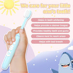 HANNEA® 10pcs Kids Toothbrush Soft Bristle Toothbrush for Kids Colorful Letter Kids Toothbrush Rubberized Handle Toothbrush for Kids 2-6 Years Old Boys and Girls