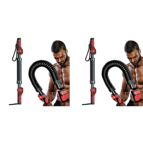 Proberos® Power Twister Bar Arm Advanced Training 110lbs-154lbs High Strength Resistance for Upper Body Toning Chest Arms Shoulders Home Workout Gear 2 PCS