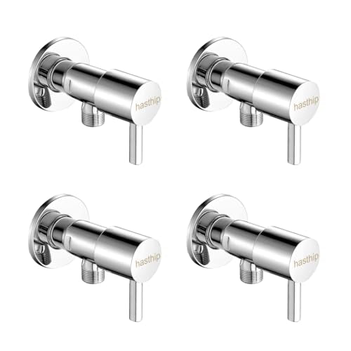 HASTHIP® Stainless steel 1/2 Angle valve, cold and hot universal water heater toilet, copper core switch Angle valve