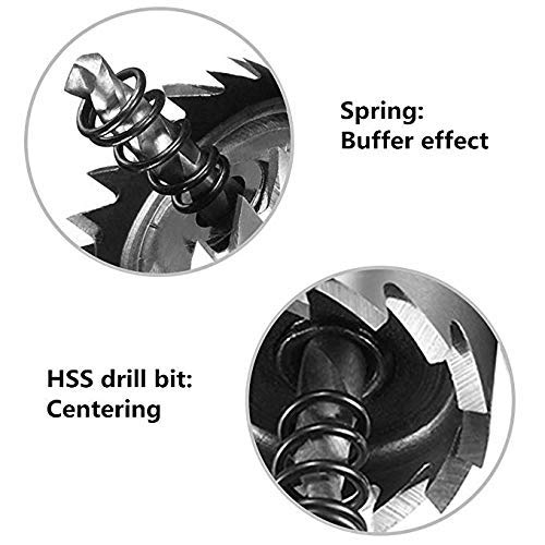 HASTHIP Drill Bits Set for Metal and Stainless Steel with Sharp Heat‑Treated Edges | 5 Pcs 16‑30 mm HSS