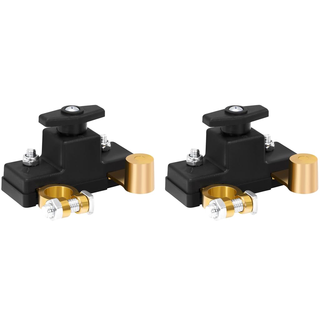 STHIRA Car Battery Disconnect Switch for 12V 24V Vehicles including Cars Trucks RVs and Boats