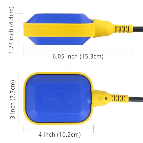 ZIBUYU® 2M Cable Float Switch Water Level Controll