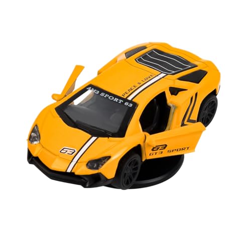 STHIRA® 1: 43 Car Model Drifting Lambo Racing Car Model with Self Adhesive Base, 4.3 inch Alloy Car Model Dashboard Racing Car Charm Desk Decor Room Decor Birthday Gift