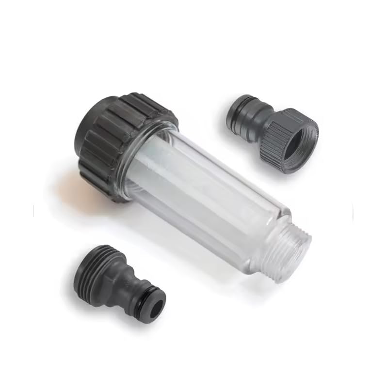 STHIRA® Water Filter Connector for High Pressure Washer Gun G3/4 Inch Connection (with Filter Cartridge)