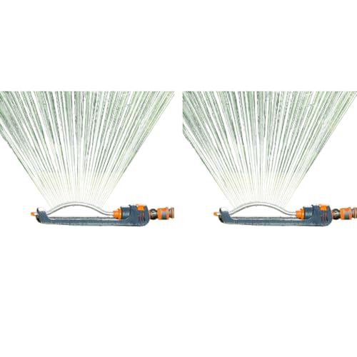 HASTHIP® Garden Sprinkler for Agriculture Watering 180° Auto Irrigation Adjustable Angle Gardening Systems Outdoor Grass Yard Lawns 2 PCS