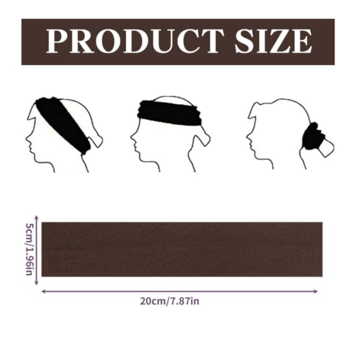 ZIBUYU Womens Fashion Headbands 6PC Set for Daily Wear with Non Slip Wide Design