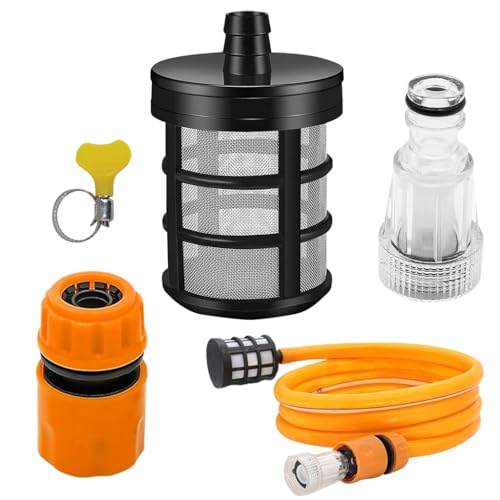 ORTIZA Pressure Washer 1/2'' Quick Connectors & Filters Set of 3Pcs High Pressure Quick Connectors Water Filter Connectors Universal Pressure Washer Connector Filters