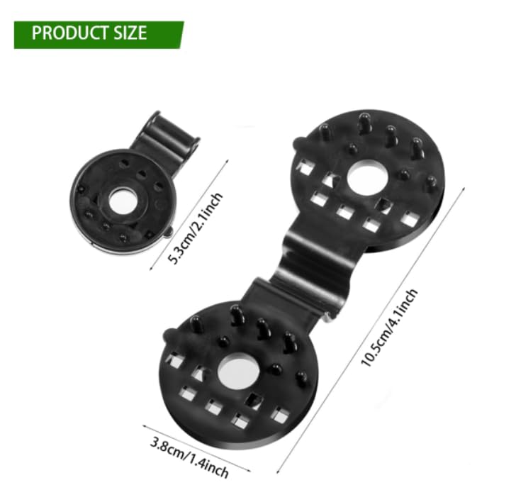 ZIBUYU Plastic Clips for Shade Cloth with Secure Snap Grip 50Pcs | Greenhouse and Garden Use