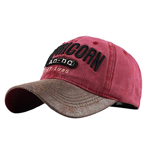 ZIBUYU® Women Men Unisex Outdoor Cotton Embroidered Wine