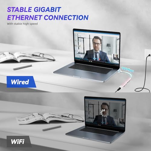 Verilux® Type C Hub with 4K HDMI Power Delivery SD/TF Card Reader