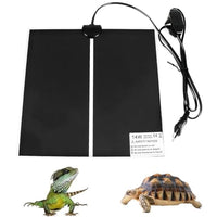 Qpets® Reptile Heating Pad, 14W Pet Heater with Controller Reptile Heating Board, IPX7 Waterproof Crawler Pet Heating Pad Warm Board Best for Snakes, Lizards, Geckos, Tortoises (11x11 Inch)