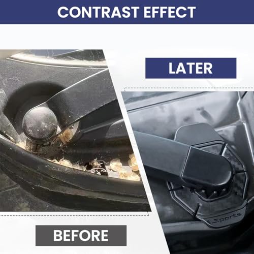 STHIRA® 4PCS Universal Silicone Car Wiper Hole Protector Pads Windshield Dust Proof Filler Detachable Slide-In Guards Premium Durable Arm Covers for All Models