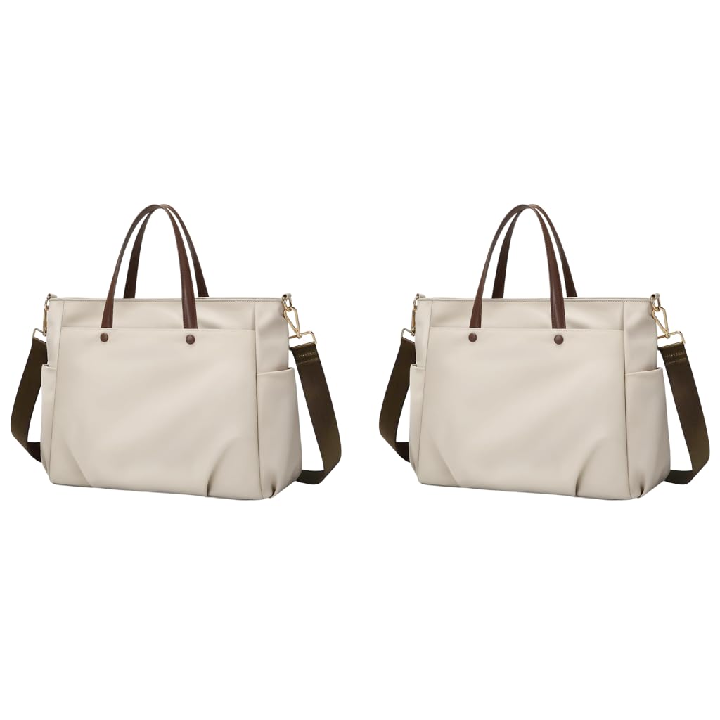 PALAY Tote Bag for Daily Use with Removable Strap and Multi Pocket 16.5 in Design | Waterproof Oxford Cloth Handbag for Women