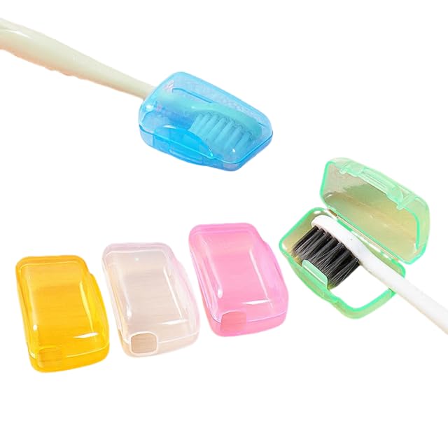 ZIBUYU® 10 Packs Toothbrush Covers, Toothbrush Covers Caps for for Toothbrush Replacement Head & Manual Toothbrush