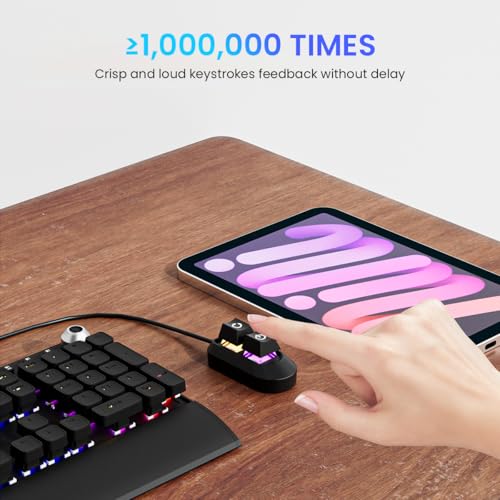 Verilux® Desktop Computer Power Switch LED Power Button 2 in 1 Restart On Off External PC Key 3 PCS