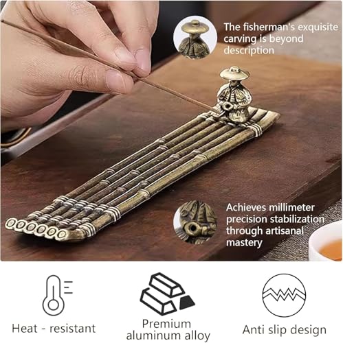 HASTHIP® Incense Burner & Stick Holder – Aroma Diffuser for Home Spa, Meditation Room & Zen Decor