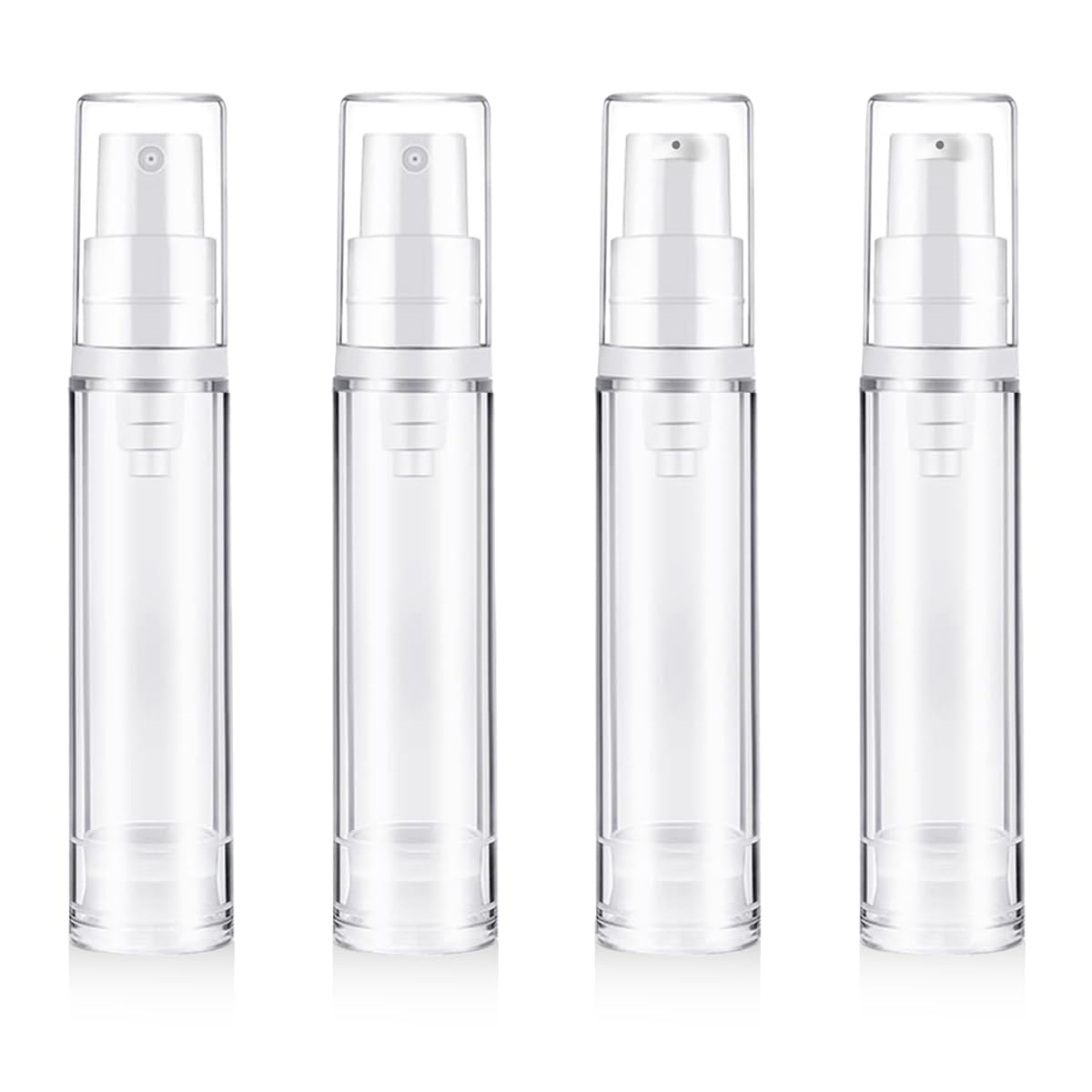 MAYCREATE® 4Pcs Travel Bottles Set 10ml Spray Bottle and Lotion Bottle Set Transparent Refillable Travel Lotion Dispenser Bottle Liquid Spray Bottles for Lotion,  Moisturizer, Liquid Soap