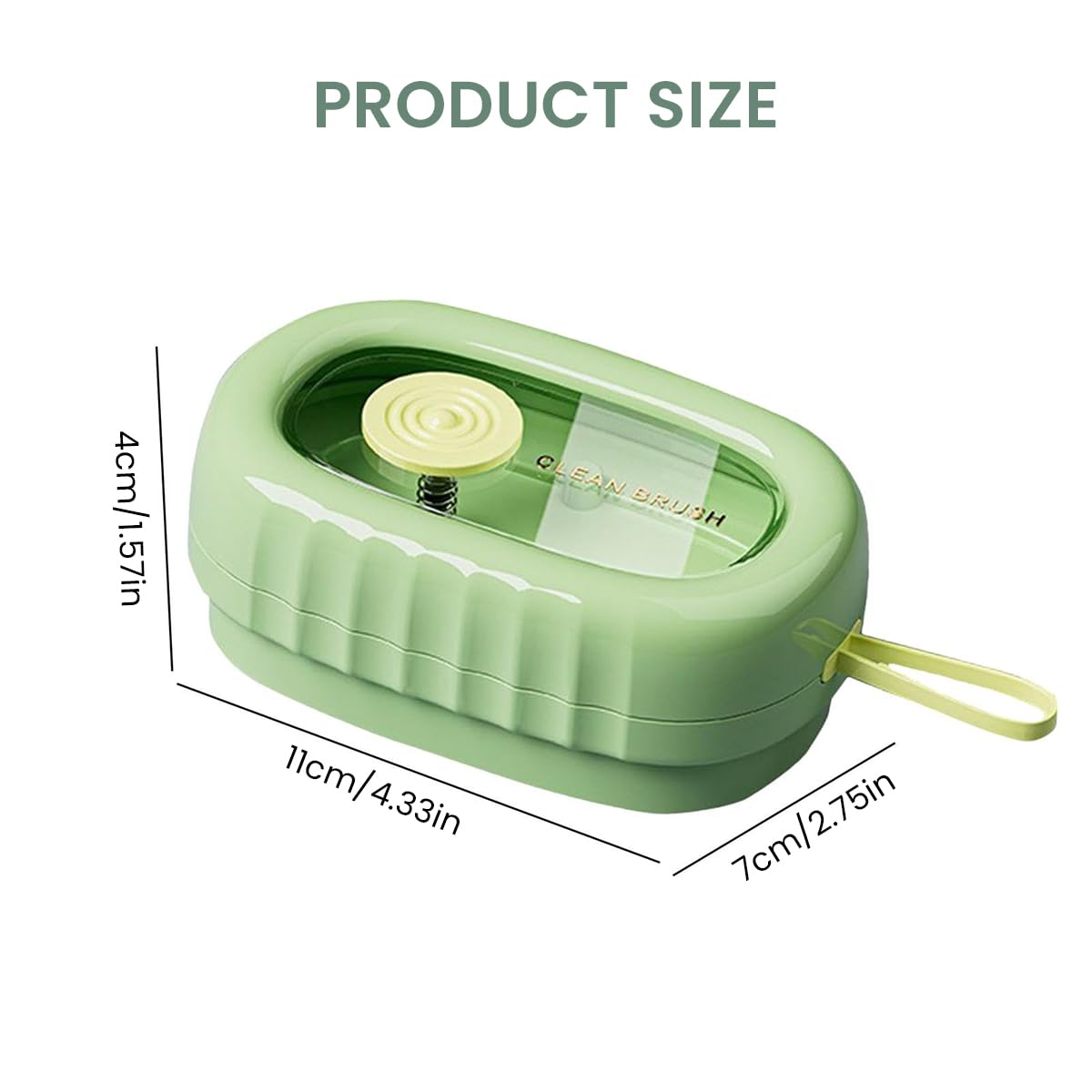 HASTHIP Laundry Brush for Delicate Fabrics with Liquid Detergent Dispenser and Soft Rubber Rollers