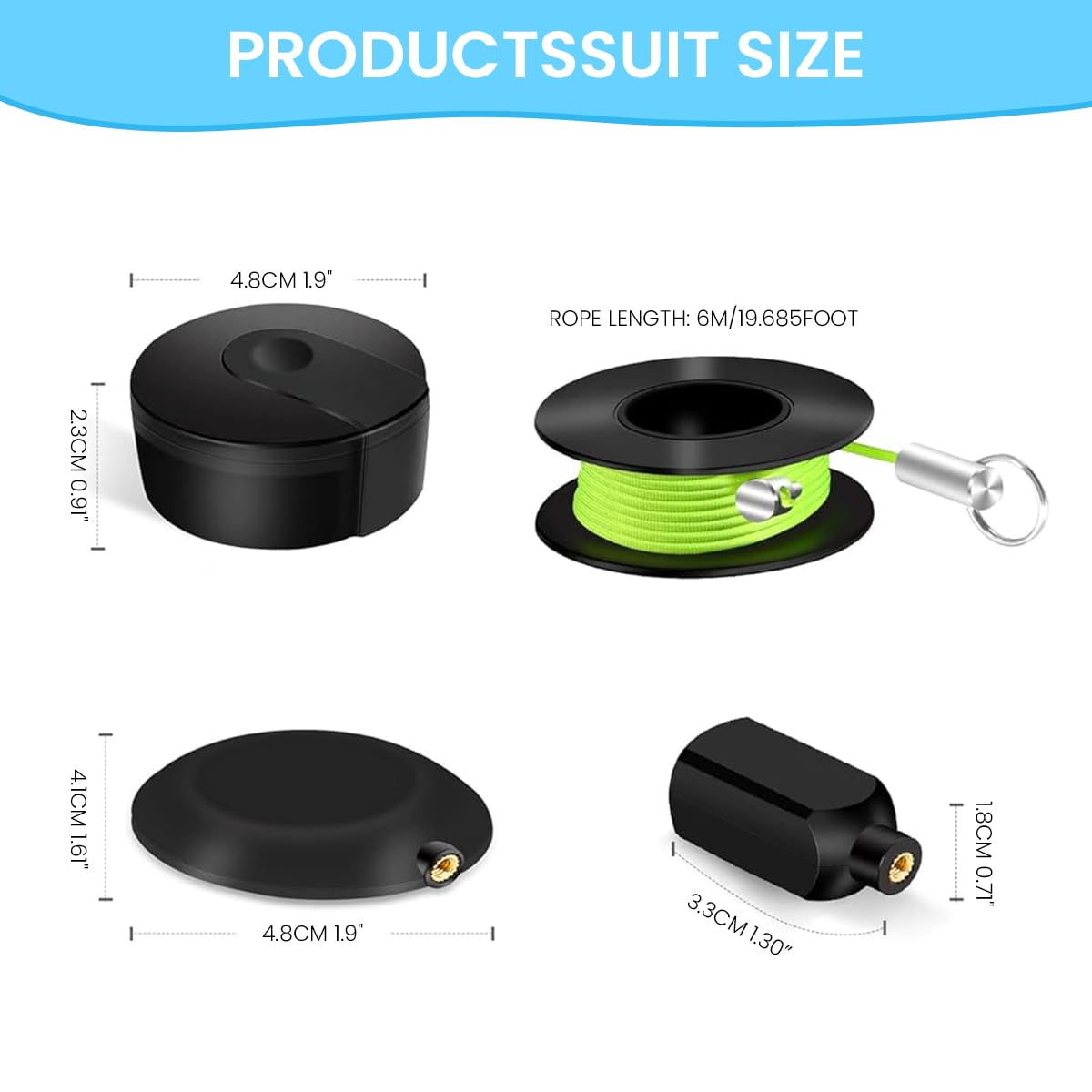 Serplex Magnetic Wiremag Puller Tool for Electrical Cable Threading with Ergonomic Grip | Compact and Portable Fish Tape System