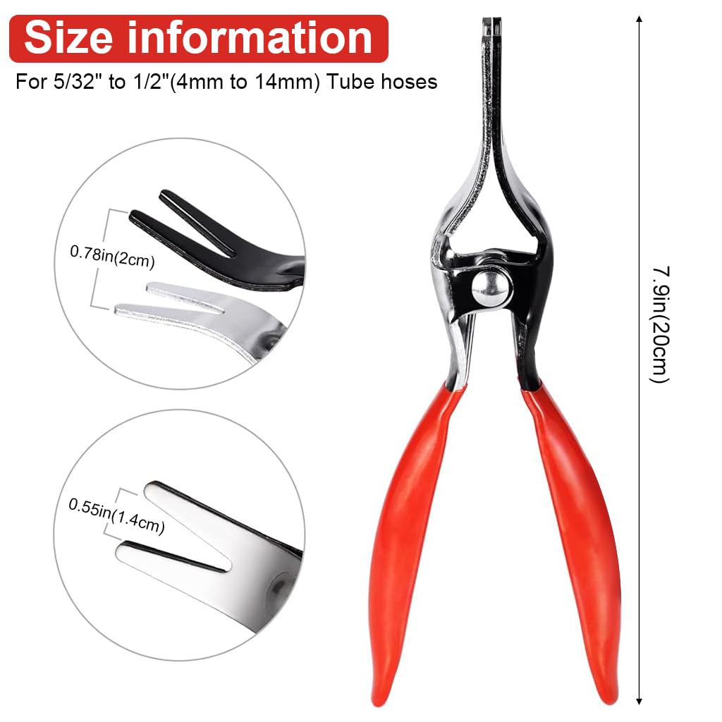 STHIRA® Automobile Hose Remover Pliers, Auto Fuel, and Vacuum Line Tube Hose Remover, Separator Pliers Pipe