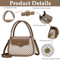 PALAY® Fashion Women Handbag Crossbody Bag PU Print Small Sling Bag Bag with Adjustable Shoulder Belt Christmas Gift