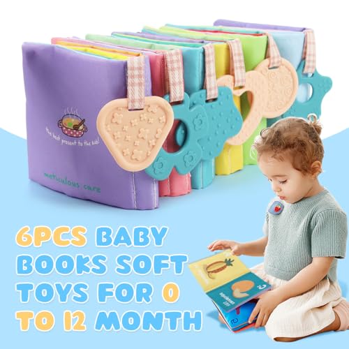 SNOWIE SOFT® Cloth Books for Babies 3 PCS