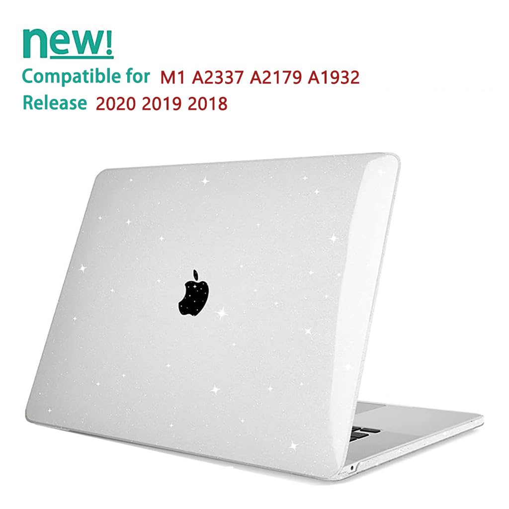 ZORBES MacBook Air Case for 13.3 Inch M1 A2337 A2179 A1932 with Snap-On Design and Clear Crystal Protection