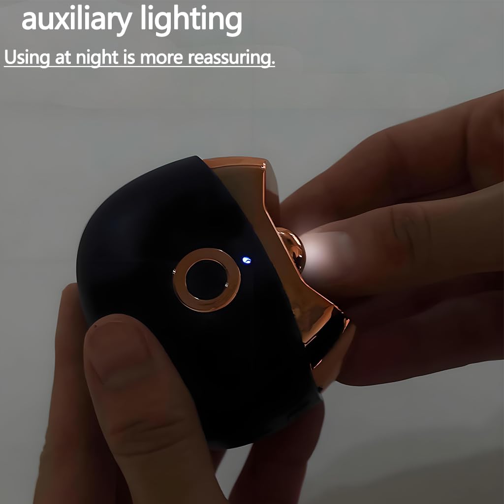 ZIBUYU Electric Nail Cutter for adults with 2-speed trimming and 300mAh rechargeable battery | ergonomic design