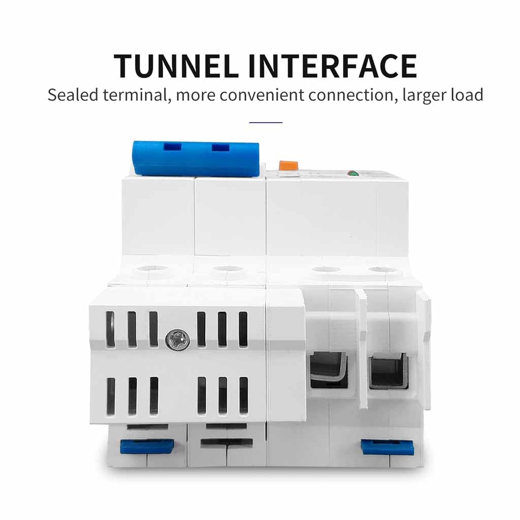 Serplex Circuit Breaker for Small Appliances with 63A Surge and Leakage Protection | Flame Retardant PC Housing