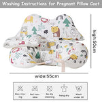 SNOWIE SOFT® Baby Feeding Pillow for Breastfeeding, Nursing Pillow with Infant Support Cushion, Multi-Purpose Nursing Pad with Removable Neck Belt for Mom Baby Skin Friendly, Fabric, Polyester;Cotton