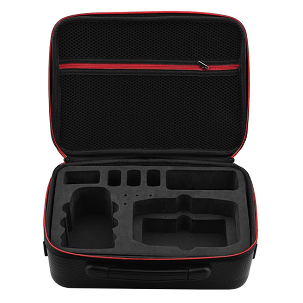 ZORBES Nylon Travel Carrying Case for DJI Mini 2 with Smooth Double Zipper 29×21×11cm | PU Hard Cover and Adjustable Shoulder Strap